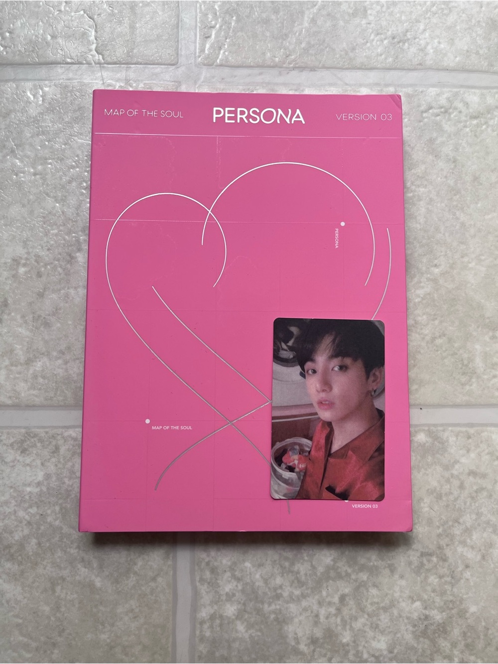 BTS Persona Version 3 Album JK Photocard
